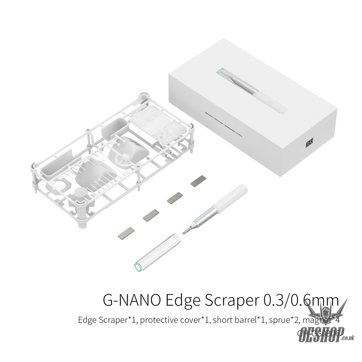GEEHobby G-AXIS Push Broach / G-NANO Edge Scraper - GH-GS0306 - Craft Knives