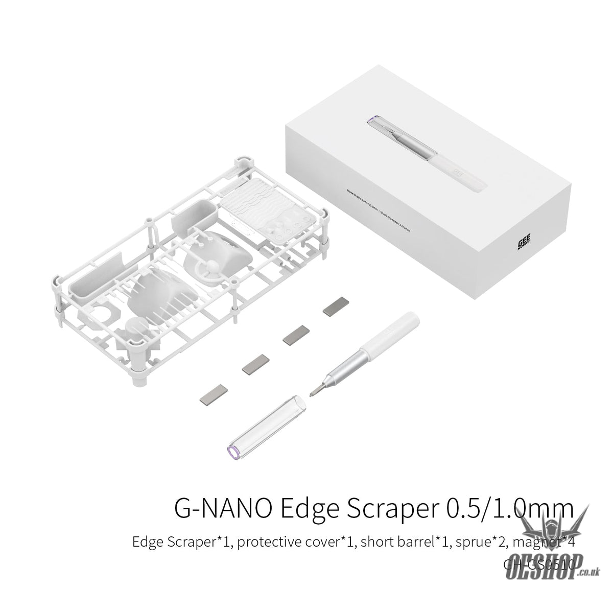 GEEHobby G-AXIS Push Broach / G-NANO Edge Scraper - GH-GS0510 - Craft Knives