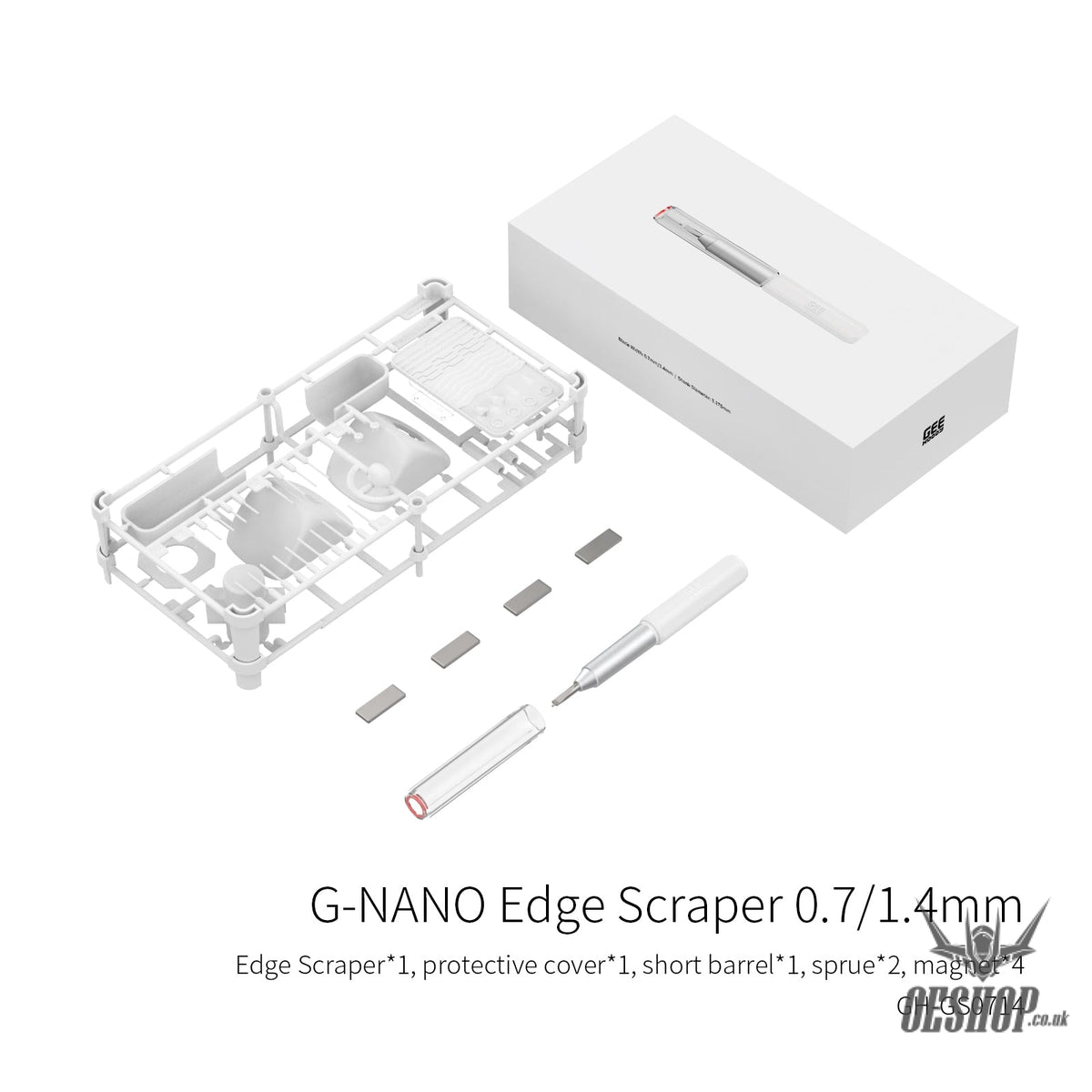 GEEHobby G-AXIS Push Broach / G-NANO Edge Scraper - GH-GS0714 - Craft Knives