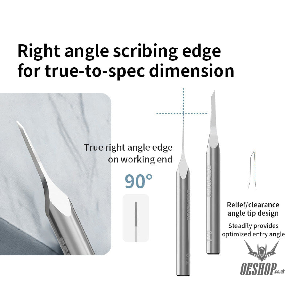 GEEHobby GH-PB Push Broach Blade /GH-SH Edge Scraper Blade - Craft Knives