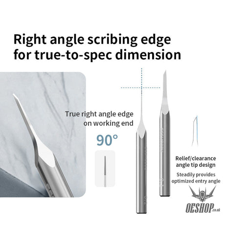 GEEHobby GH-PB Push Broach Blade /GH-SH Edge Scraper Blade - Craft Knives