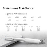 GEEHobby GH-PB Push Broach Blade /GH-SH Edge Scraper Blade - Craft Knives