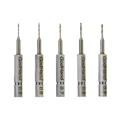GodHand Quick Attachable Drill Bit 5pcs Set A GH-DBQ-5A