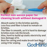 GodHand Brush Care Sheet (Pack of 50) GH-BRS-FW Paint Tools