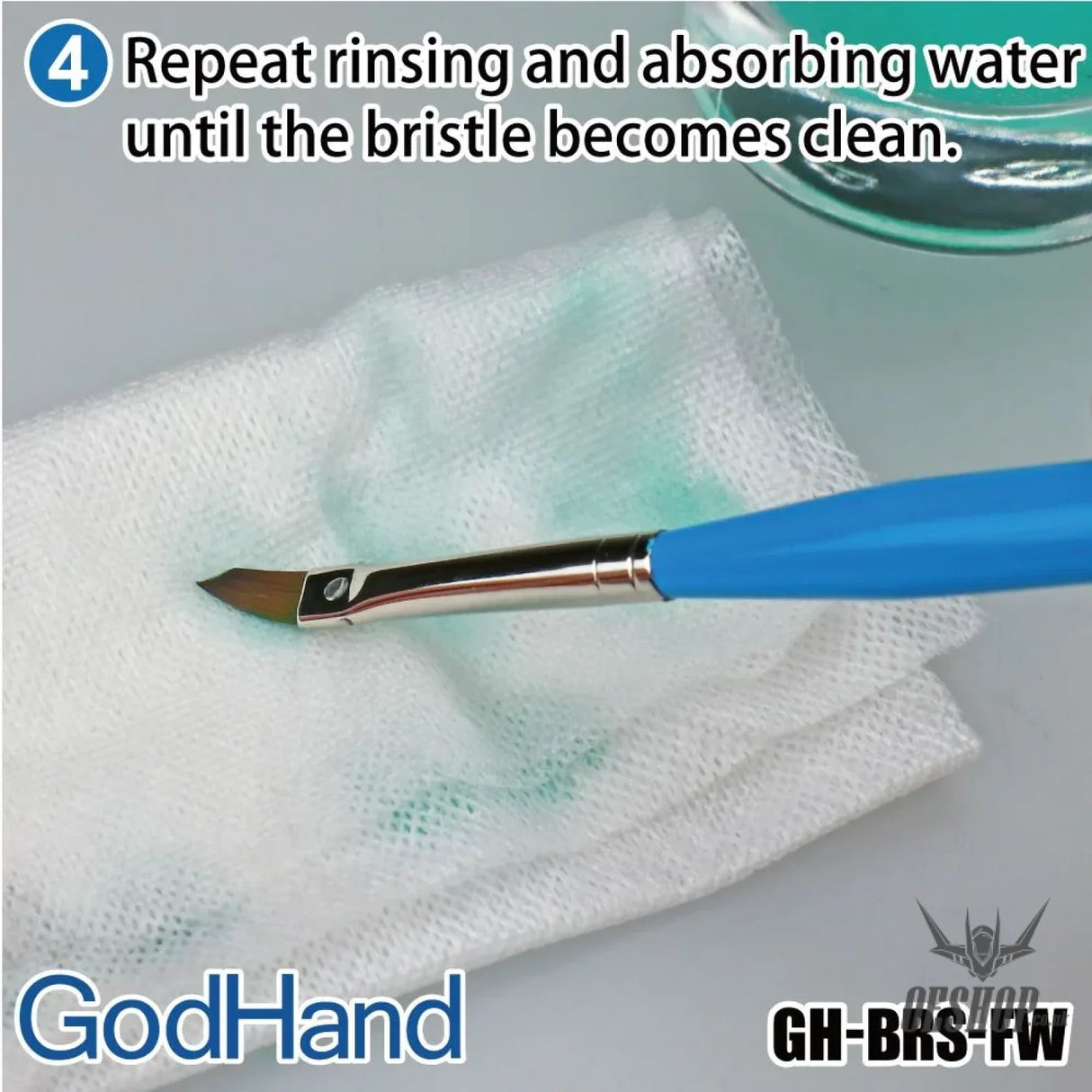 GodHand Brush Care Sheet (Pack of 50) GH-BRS-FW Paint Tools