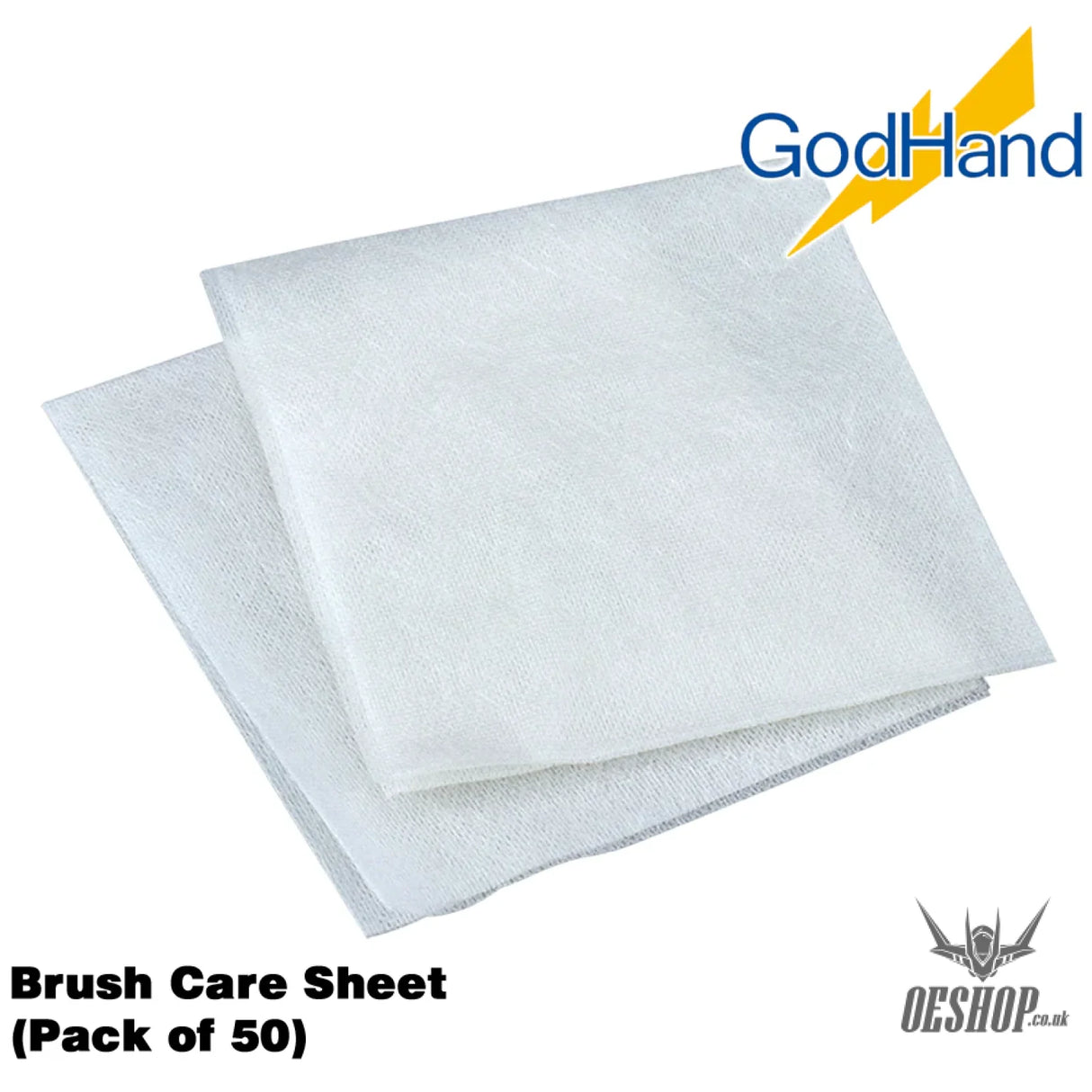 GodHand Brush Care Sheet (Pack of 50) GH-BRS-FW Paint Tools