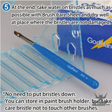 GodHand Brush Care Sheet (Pack of 50) GH-BRS-FW Paint Tools