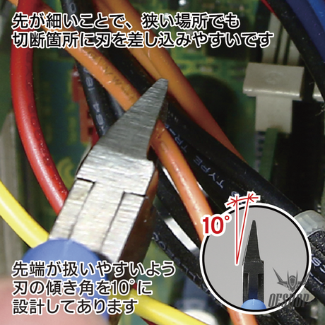 GodHand Craft Grip Series Tapered Nipper GH-CN-120-S Nippers