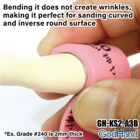 GodHand MIGAKI-Kamiyasu Sanding Stick -2mm (Assortment of 5) GH-KS2-KB Sanding Tools