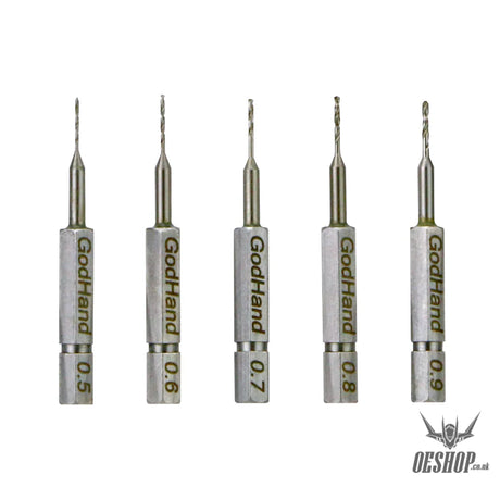 GodHand Quick Attachable Drill Bit 5pcs Set A GH-DBQ-5A Drill
