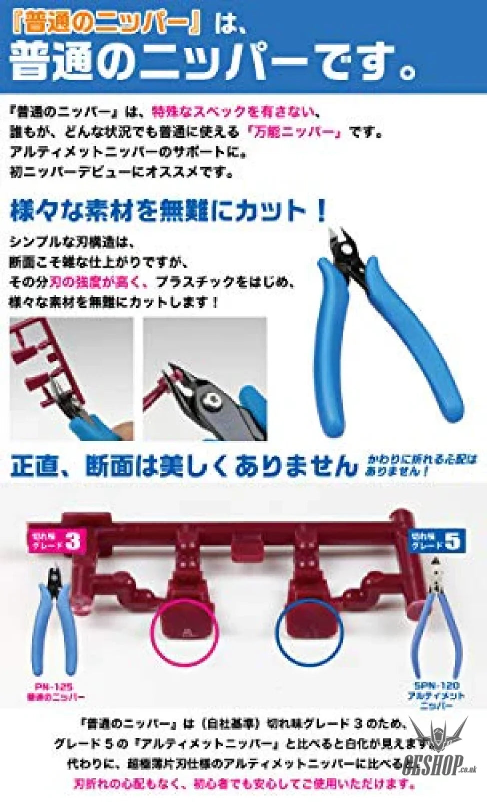 GodHand Standard Nipper GH-PN-125 Nippers