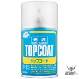 GSI Creos Mr Hobby B-501 Mr Topcoat Gloss Spray (86ml) Painting Consumables