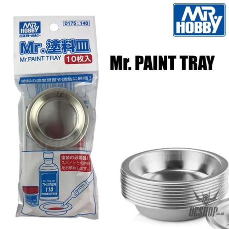 GSI Creos Mr Hobby D-175 Mr Paint Tray II 10pcs Paint Tools