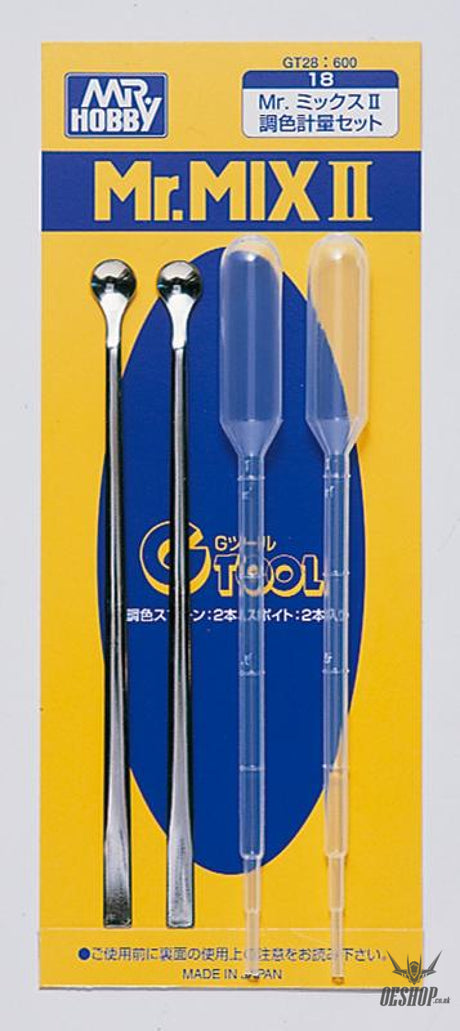 GSI Creos Mr Hobby GT-28 Mr Mix II Pipette and Stirring Stick Paint Tools
