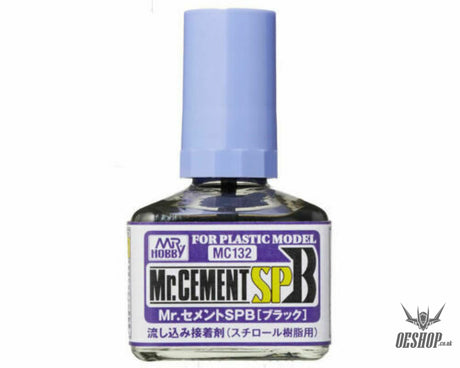 GSI Creos Mr Hobby MC-132 Mr.Cement SP Black - 40ml Cement
