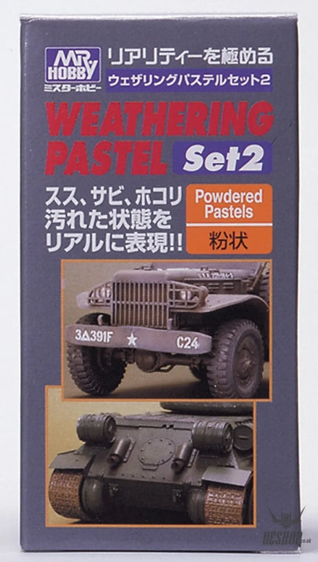 GSI Creos Mr Hobby PP-102 Weathering Pastel Set 2 Painting Consumables