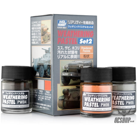 GSI Creos Mr Hobby PP-102 Weathering Pastel Set 2 Painting Consumables