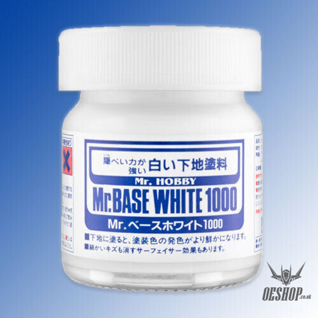 GSI Creos Mr Hobby SF-283 Mr Base White 1000 40ml Painting Consumables