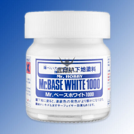 GSI Creos Mr Hobby SF-283 Mr Base White 1000 40ml Painting Consumables