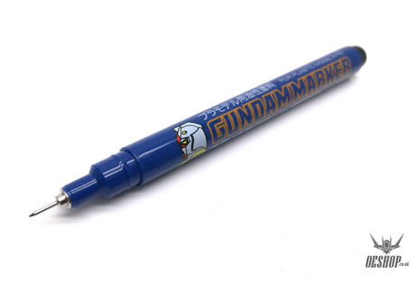 GSI Mr.Hobby GM01 Gundam Marker Black Extra Fine Tip For Panel Lining (Renewal) Markers