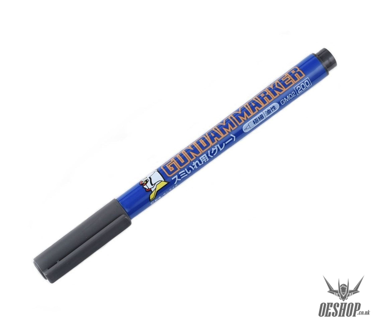 GSI Mr.Hobby GM02 Gundam Marker Gray Extra Fine Tip For Panel Lining (Renewal) Markers
