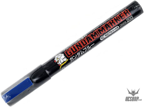 GSI Mr.Hobby GM06 200 Gundam Marker Blue Angled Flat Edge Tip GSI Creos Mr. Hobby 3.25 OEShop
