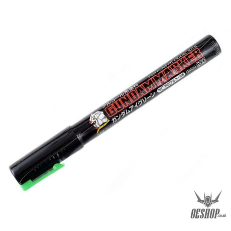GSI Mr.Hobby GM09 200 Gundam Marker Eye Green Angled Flat Edge Tip GSI Creos Mr. Hobby 3.25 OEShop