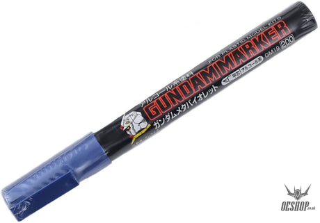 GSI Mr.Hobby GM19 200 Gundam Marker Metallic Violet Angled Flat Edge Tip GSI Creos Mr. Hobby 3.25 OEShop