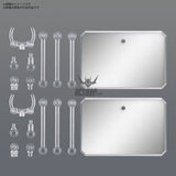 Gundam Action Base 6 Clear Mirror Sticker Set Model Kits Accessories