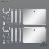 Gundam Action Base 6 Clear Mirror Sticker Set Model Kits Accessories