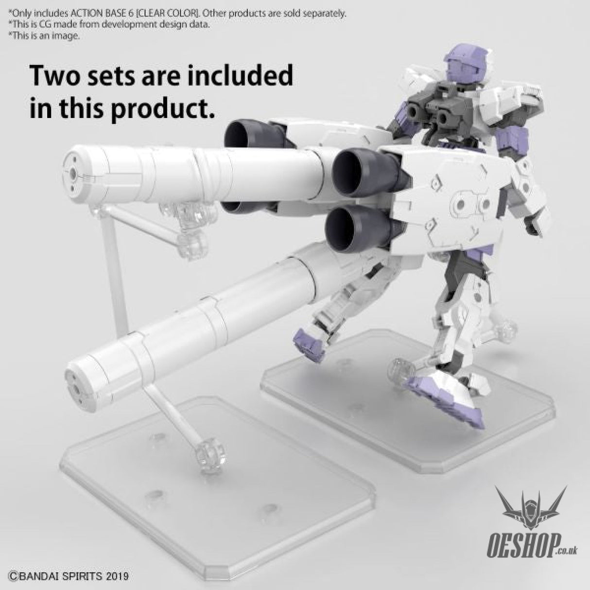 Gundam Action Base 6 Clear Model Kits Accessories