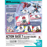 Gundam Action Base 7 Clear GQuuuuuuX Sticker Set Model Kits Accessories
