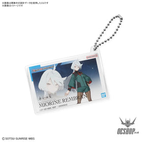 Gunpla Package Art Acrylic Ball Chain Figure Rise Standard Miorine Rembran Scale Model Kits