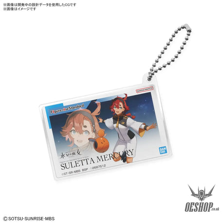 Gunpla Package Art Acrylic Ball Chain Figure Rise Standard Suletta Mercury Scale Model Kits