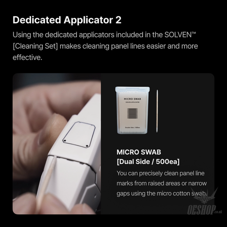 Gunprimer Cleaning Solution Micro Swab Double Side 500 ea MS-DS-500 Paint Tools
