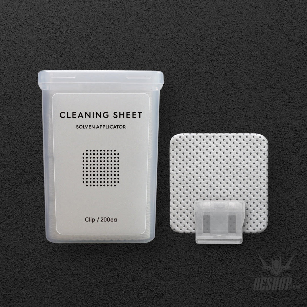 Gunprimer Cleaning Solution Cleaning Sheet 200ea with Holiding Clip CS-C-200 Paint Tools
