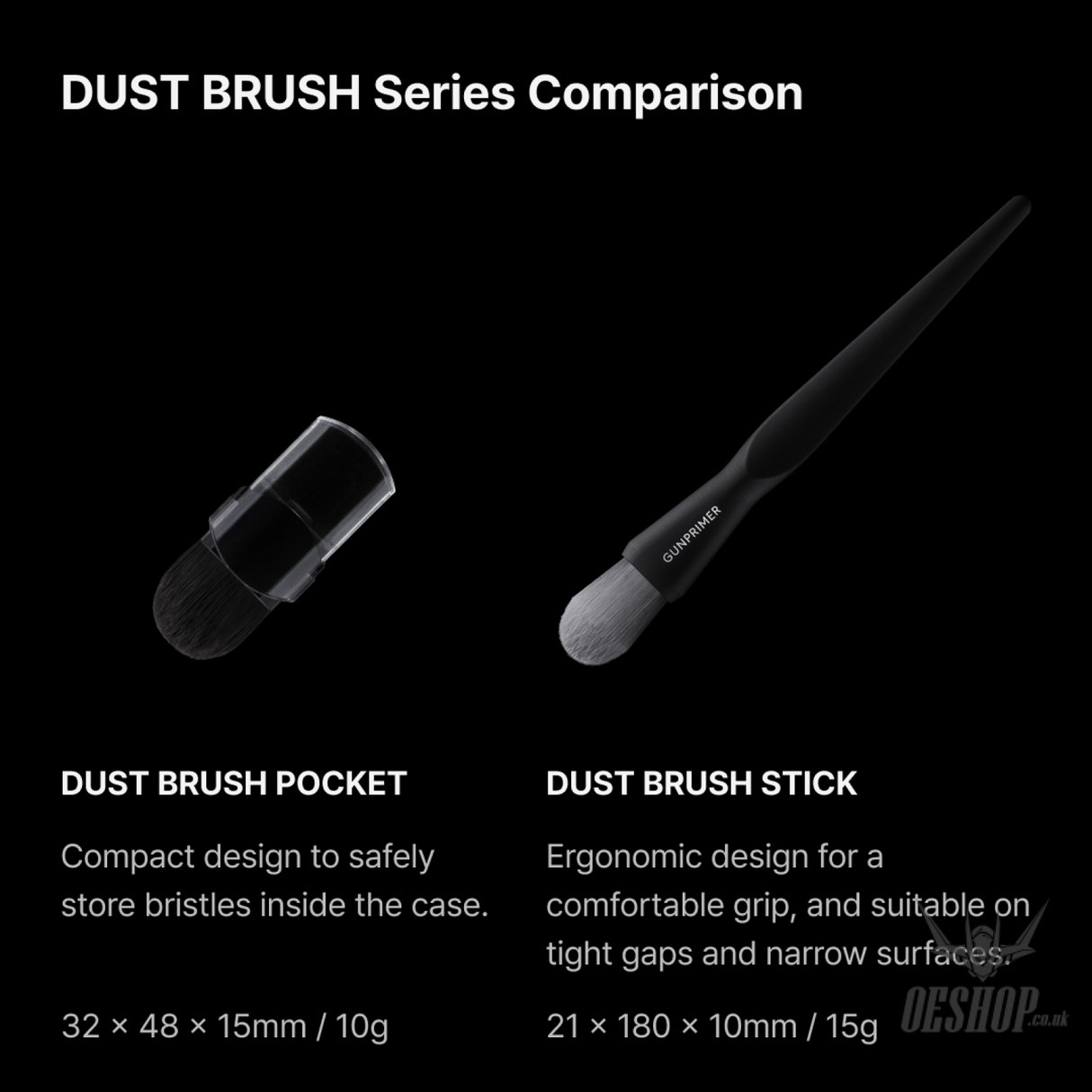Gunprimer Dust Brush Stick DB-S1 Sanding Tools