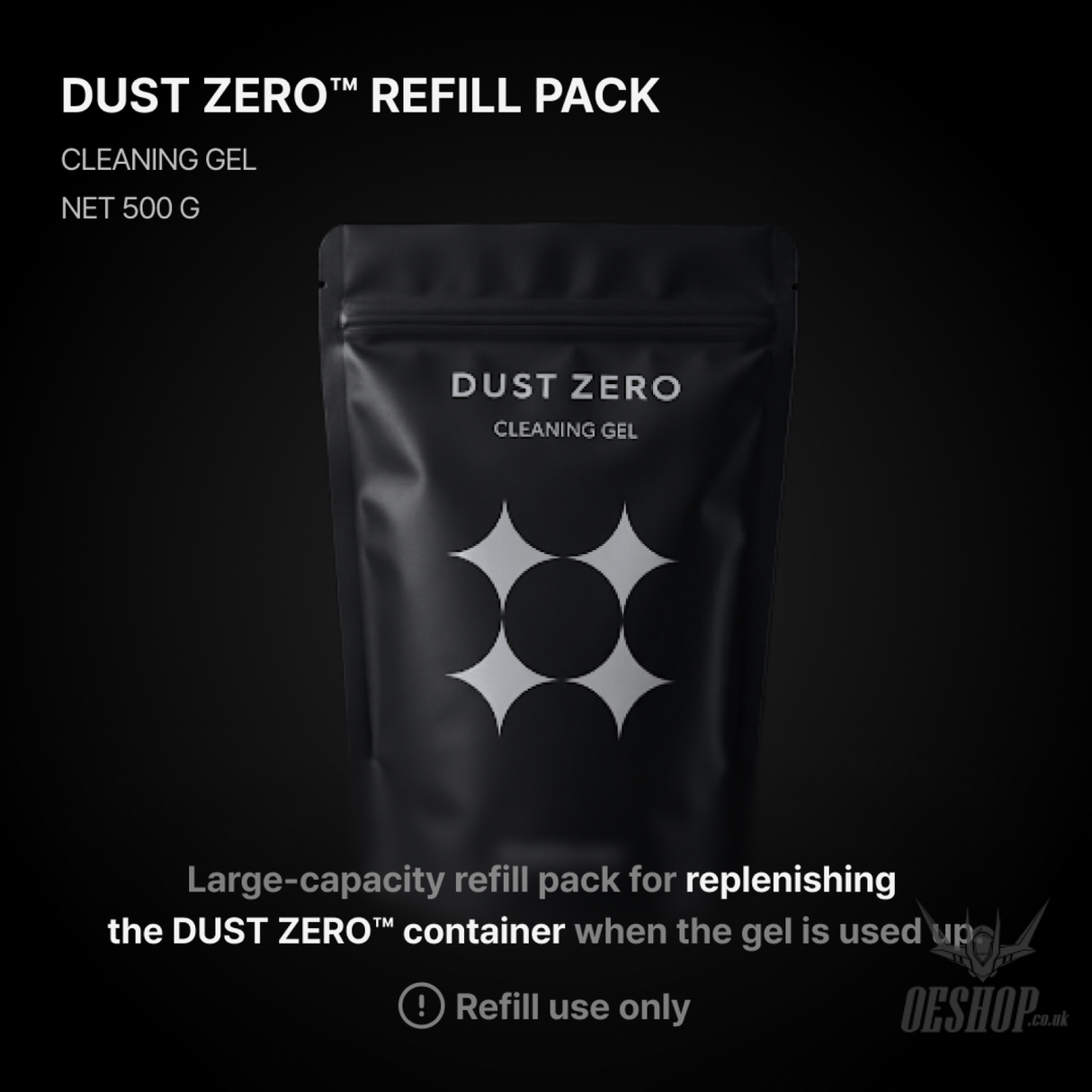 Gunprimer DUST ZERO Cleaning Gel Refill Pack 500g DZ-RF-500 - Sanding Tools