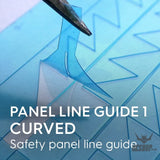 Gunprimer Panel Line Guide 1 Curved PLG1-C Scribing Tools