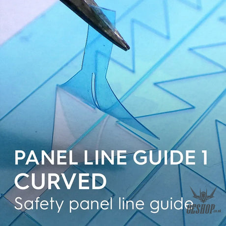 Gunprimer Panel Line Guide 1 Curved PLG1-C Scribing Tools