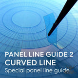Gunprimer Panel Line Guide 2 Curved Line PLG2-C3 Scribing Tools