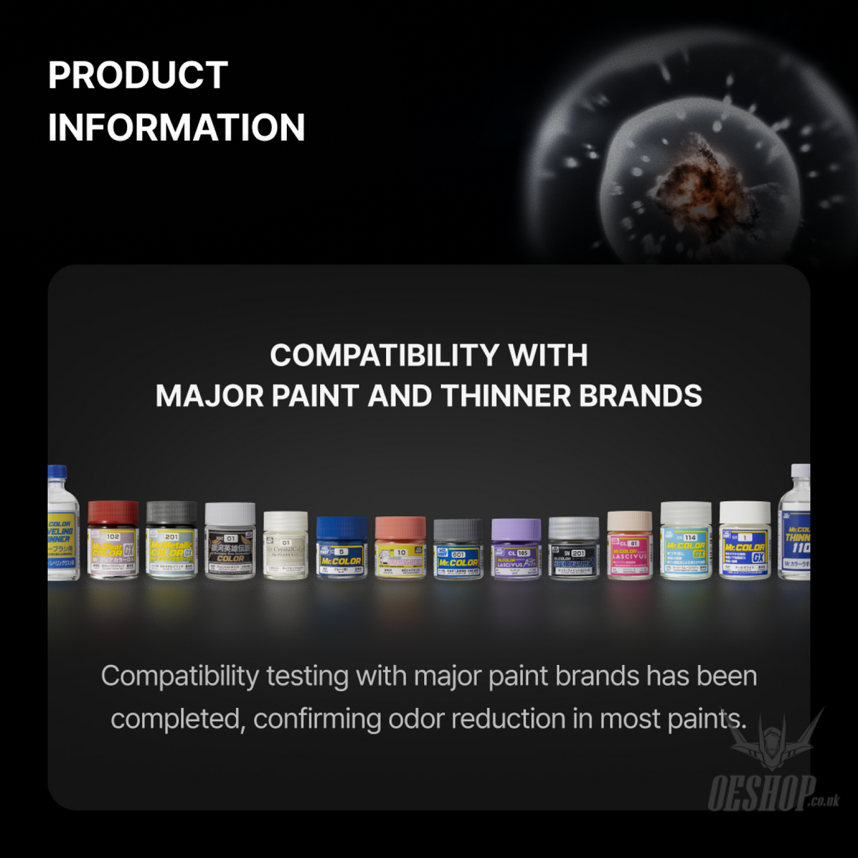Gunprimer SILENT Low-Odor Brush Thinner 50ml Enamel ST-E37-50/Lacquer ST-L73-50 - Painting Consumables