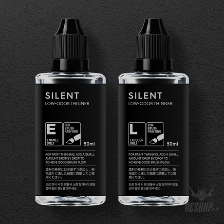 Gunprimer SILENT Low-Odor Brush Thinner 50ml Enamel ST-E37-50/Lacquer ST-L73-50 - Painting Consumables