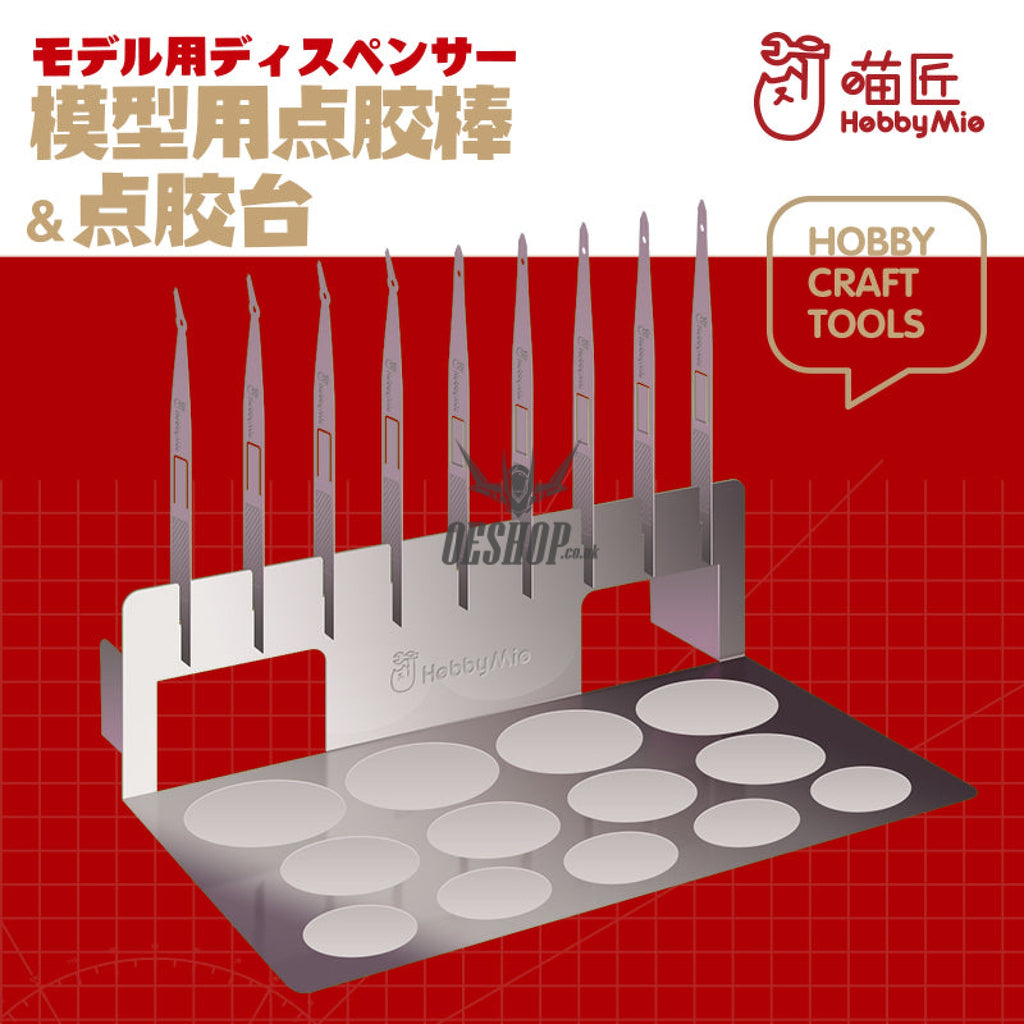 Hobbymio 1701 Stainless Steel Etching Sheet Dispensing Table Dispenser Stick Workbench Set