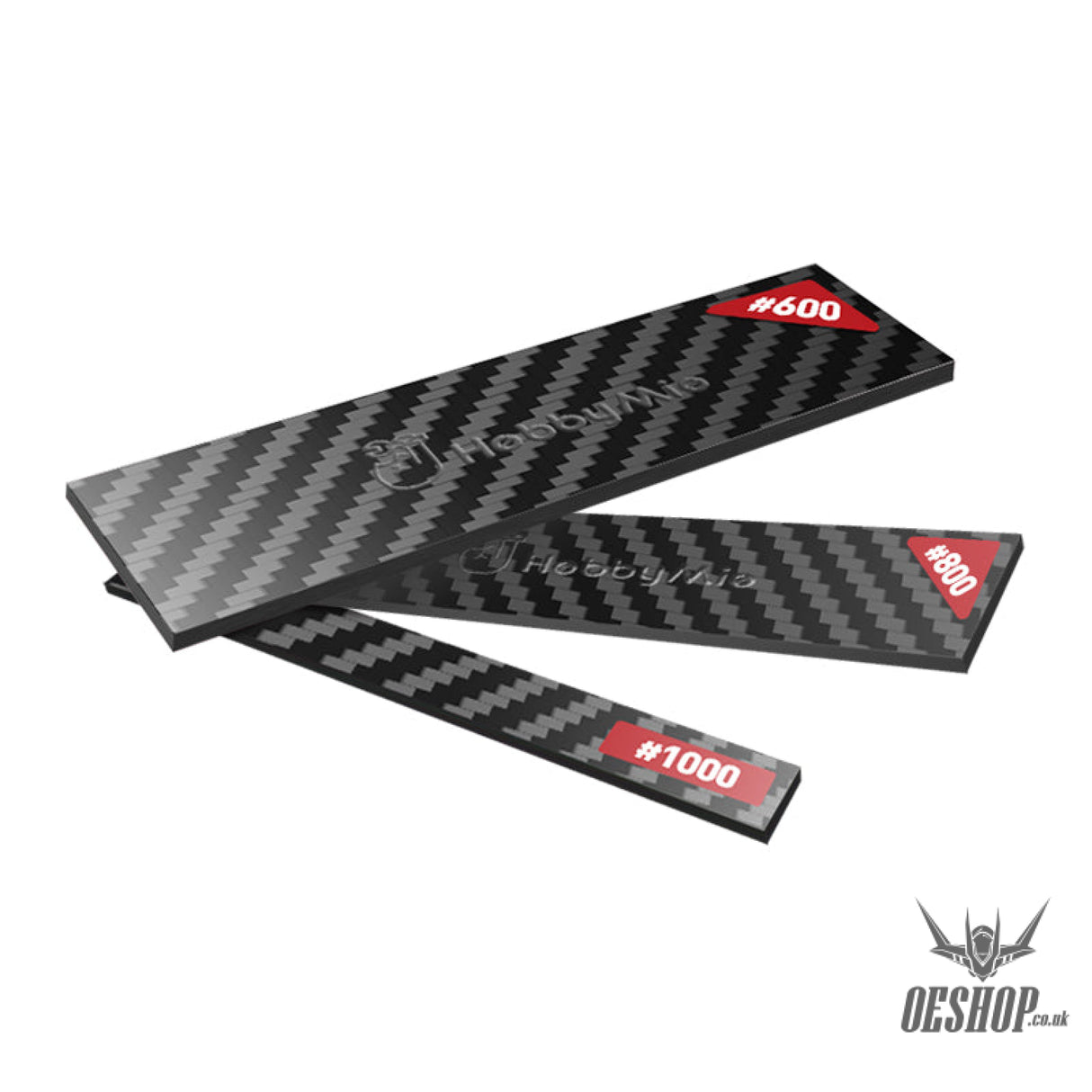 Hobbymio Carbon Fiber Sanding Plate Set Thickness 2Mm Masking