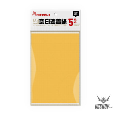 HobbyMio Flat Blank DIY Masking Sticker Size 21cm*14.5cm Masking