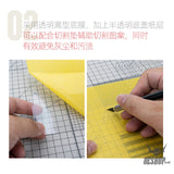 HobbyMio Flat Blank DIY Masking Sticker Size 21cm*14.5cm Masking