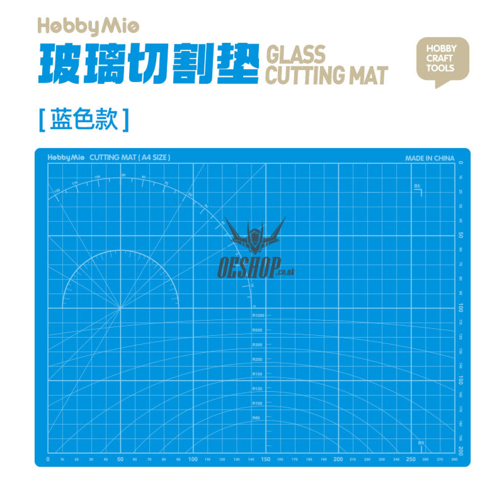 Hobbymio Glass Cutting Mat Blue