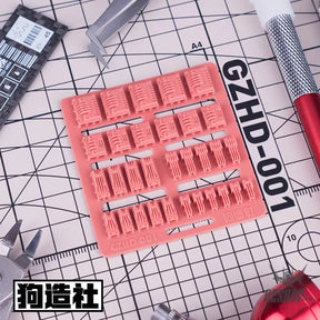 HobbyMio GZ Studio HD Series High-Definition Detail-Up 3D Print Model Kits Parts - HD01 - Model Kits Accessories