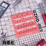 HobbyMio GZ Studio HD Series High-Definition Detail-Up 3D Print Model Kits Parts - HD03 - Model Kits Accessories